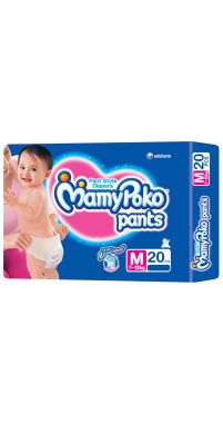 Buy Mamypoko Pants Style Diapers Medium 7 12 Kg 7 Pcs Pouch Online